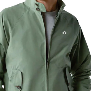 OEM Custom Plain Nylon Windbreaker <b>jacket</b> for men Stand Collar Zip Up Bomber <b>Jacket</b> <b>Lightweight</b> Ribbed Hem Casual Outerwear USA - Product Image 6
