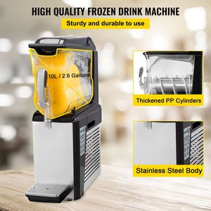 110V 600W macchina fangosa commerciale 10L macchina automatica per bevande congelate giorno notte modalità di pulizia per supermercati caffè Snack bar - Product Image 3
