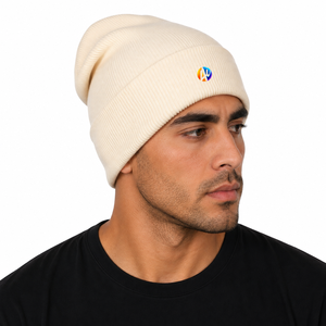 Gorro de punto para hombre con tejido grueso, forma ajustada, cobertura cálida y tacto suave, ideal para viajes de invierno, uso al aire libre y diario. - Product Image 2