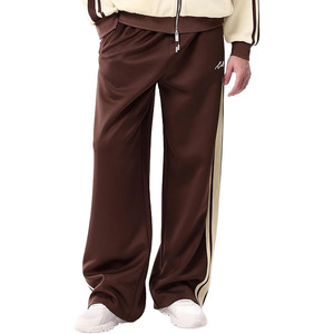 Pantalon de survêtement décontracté brodé pour homme (uniquement) avec poches zippées, coupe large, style Y2K, streetwear quotidien pour homme - Product Image 1