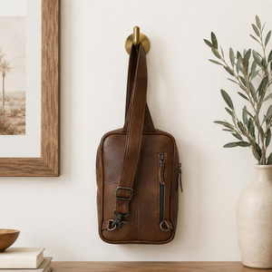 Bolso Bandolera de Cuero Genuino con Pelo de Vaca Estilo Western, Bolso Cruzado Boho Azteca, Manta de Silla de Montar, Bolso de Pecho para Viaje Hecho a Mano Estilo Western - Product Image 2