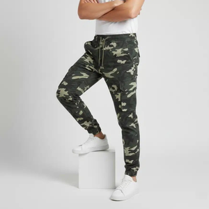 Pantalones Cargo Joggers para Hombre, Hechos a Medida con Logotipo de Marca Personalizado, Estilo Urbano, con Múltiples Bolsillos, Tejido de Camuflaje - Product Image 4