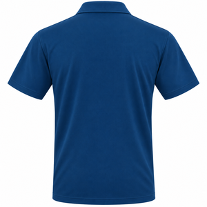 Polo pour homme bleu marine à manches courtes, tissu polyester respirant à séchage rapide, vêtements de sport décontractés, uniforme personnalisé - Product Image 1