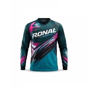 Maillot de VTT personnalisé de haute qualité au design tendance / Vente flash : Maillot unisexe respirant et à séchage rapide - Product Image 6