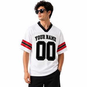 Envío Inmediato: Jersey Oversize de Fútbol Estilo Urbano, Logotipo Personalizado, Fabricante de Ropa OEM ODM Marca Privada, 100% Poliéster Malla - Product Image 2