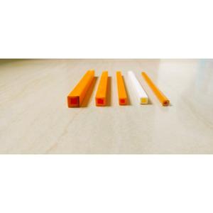 Rigid Black PVC Square Hollow Section <b>Plastic</b> <b>Tube</b> for Furniture Frames Structural Support and Industrial Fabrication - Product Image 4
