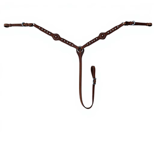 Harnais de poitrine en cuir durable pour cheval, équipement équestre, accessoires pour chevaux, collier de poitrine pour cheval, fabrication OEM acceptée - Product Image 1