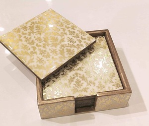 Posavasos Redondos de MDF Impresos de ILAHI al por Mayor, 3 mm de Grosor, Diseño Clásico Ecológico, Personalizable, Accesorio Protector para Mesa - Product Image 6