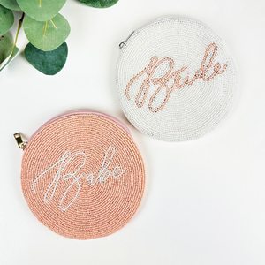 Monedero y Bolsa de Maquillaje Clásicos Hechos a Mano con Cuentas, Perlas y Diamantes de Imitación, Regalo para Ella, Estilo Étnico, Artesanía Atemporal - Product Image 2