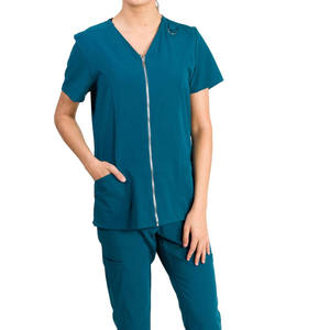 Ensemble d'uniformes médicaux pour infirmières, tissu doux et confortable, usage quotidien, vêtements pour le personnel médical en clinique, design léger et respirant - Product Image 3