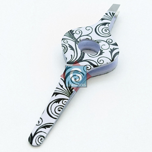 แหนบถอนขนคิ้วปลายเฉียงสแตนเลสสตีลแบบคลาสสิก พร้อมดีไซน์เฉพาะตัวและปลายเฉียงสำหรับการถอนขนคิ้ว - Product Image 3