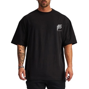 Blanc personnalisé plaine mens tshirt surdimensionné impression blanc graphique hommes surdimensionné t-shirt plus la taille hommes de t-shirts - Product Image 1