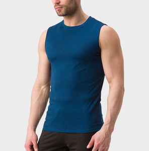 เสื้อกล้ามผู้ชายคุณภาพสูง ปี 2026 แบบถัก สวมใส่สบาย ระบายอากาศได้ดี แห้งเร็ว ทรงเข้ารูป ผลิตจากโพลีเอสเตอร์และผ้าฝ้าย MOQ ต่ำ ขายดีที่สุด - Product Image 4