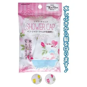 Gorro de ducha estampado floral - Product Image 1
