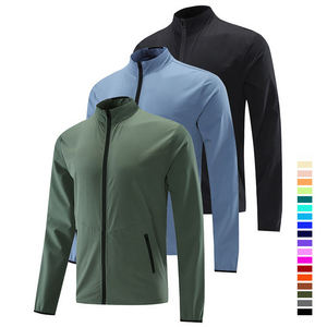Spring Autumn Sports Gym Wear <b>Jackets</b> Coats For Men Custom Full Zip Up Tops Tactical Men's <b>Jacket</b> Fitness <b>Workout</b> <b>Jackets</b> - Product Image 1