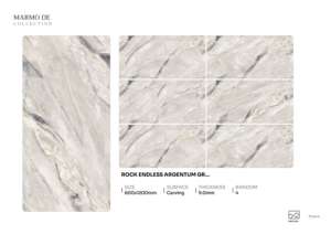 แผ่นพอร์ซเลนแกะสลักลายวิชั่นรีลีฟ ขนาด 60x120 ซม. 600x1200 มม. 24x48 นิ้ว ดีไซน์พื้นผิวทันสมัย สำหรับพื้นที่สถาปัตยกรรมหรูหรา - Product Image 2