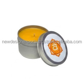 Wholesale Chakra Meditation Candles – Vibrant Color-Coded Tins for Holistic Wellness - Product Image 6