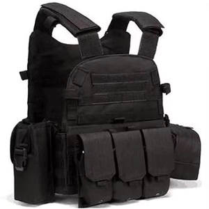 Chaleco de Seguridad para Paintball, Ligero, Ajustable, Protector, Táctico, de Nailon/Poliéster con Costuras Soldadas, para Entrenamiento al Aire Libre - Product Image 1