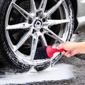 Juego de herramientas limpiadoras de llantas de aleación de alta resistencia con mango largo, equipo de lavado de vehículos para entusiastas de automóviles - Product Image 5