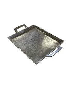 Plateau de service rectangulaire décoratif moderne en aluminium moulé de haute qualité avec motif unique pour l'hôtellerie et la restauration, destiné à l'exportation - Product Image 4