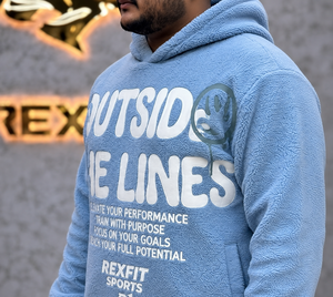 เสื้อฮู้ดดี้ฟลีซวินเทจทรงโอเวอร์ไซส์แบบยูนิเซ็กซ์ พิมพ์ลายตัวอักษร สไตล์สตรีทแวร์ สำหรับฤดูหนาว รับผลิตแบบ OEM และรับทำแบรนด์ส่วนตัว - Product Image 4