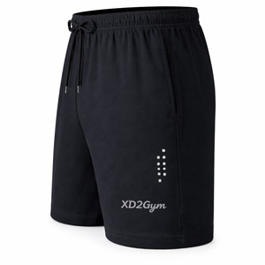 Pantalones Cortos Deportivos para Hombre, para Baloncesto, Entrenamiento, Gimnasio, Secado Rápido, Ligeros, de Malla, para Correr, Tenis, Negros, Talla L - Product Image 5