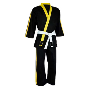 Traje de Karate Premium, Uniforme de Entrenamiento de Karate, Tela de Mezcla de Algodón, Ligero, Transpirable, Cómodo, Ropa Deportiva de Artes Marciales - Product Image 1