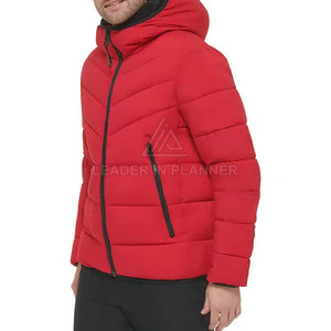 เสื้อแจ็คเก็ตบุรุษแบบมีฮู้ดกันลม แฟชั่นทันสมัย ดีไซน์โลโก้สั่งทำได้ ระบายอากาศได้ดี เหมาะสำหรับฤดูหนาว ขายดี - Product Image 4