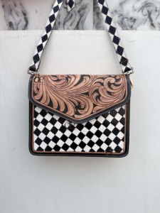 Bolso Tote de Cuero Hecho a Mano con Dos Correas, Cierre de Cremallera, Capacidad de 1L, Estilo Vintage, Ligero, de Lujo, Elegante - Product Image 1