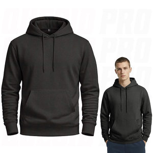 Premium Cotton <b>Polyester</b> Pullover <b>Hoodies</b> for Men Women Midweight Fleece Hooded Sweatshirts Kangaroo Pocket Custom Embroidery - Product Image 1