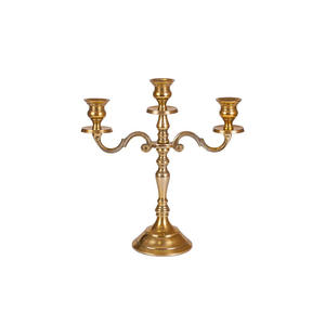 Candélabre en fer forgé artisanal avec guirlandes de cristaux, sans flamme, pour une décoration intérieure haut de gamme et un style de Noël. - Product Image 6