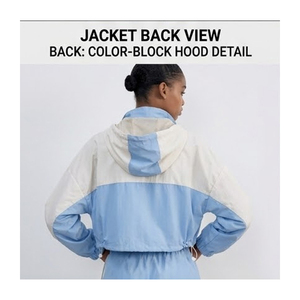 High Quality Durable Windproof Fabric Premium Quality <b>Lightweight</b> Windbreaker <b>Jacket</b> <b>Women</b>’s Two Piece Windbreaker Tracksuit Set - Product Image 3