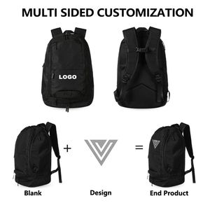 Student <b>Laptop</b> <b>Backpack</b> Oxford Nylon Waterproof Anti-Theft Durable Zipper Closure Travel Professional Large Fashion Letter - Product Image 5