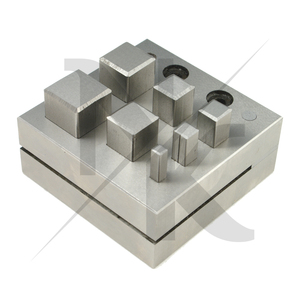 Professional Jewelry Making Tools Square Rectangle <b>Disc</b> Cutter Stainless Steel Punching Machine Set <b>Gold</b> Silver Sheet Cutting - Product Image 3