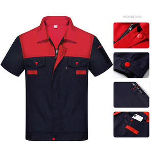 Pantalones de Trabajo, Uniformes de Trabajo, Directo de Fábrica, Chaqueta de Trabajo Transpirable de Primavera de Poliéster y Algodón, Traje de Construcción Personalizado, Overoles para Automóvil - Product Image 2