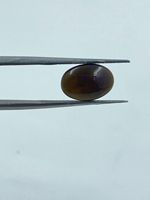 Opale de feu naturelle noire de qualité supérieure, taille ovale, pierre brute 2,00 carats 8,60x12,60 MM pour la fabrication de bijoux