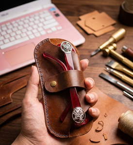 Estuche de Gafas de Sol de Cuero Suave, Clip para Gafas, Bolsa de Almacenamiento para Gafas, Accesorios para Gafas - Product Image 2