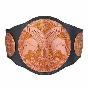 เข็มขัดแชมป์โลกเฮฟวี่เวทคุณภาพสูงสุด เข็มขัดแชมป์ต่อสู้ หนังแท้สั่งทำพิเศษ สำหรับมวยปล้ำและมวยสากล ขนาดผู้ใหญ่ สายเข็มขัดโลหะ - Product Image 4