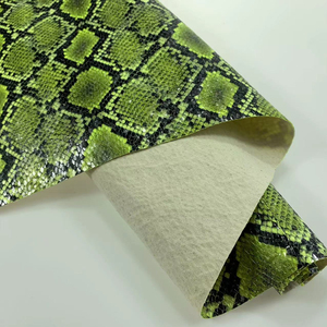 Animal Cuir Pvc Faux Cuir Serpent Embossé Peau de Serpent Belle et Hot Sell - Product Image 2