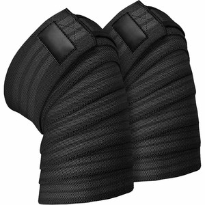 Breathable Fitness Knee Wraps For Gym Workout <b>Weight</b> <b>Training</b> Squat Compression Support Athletic Exercise Accessories - Product Image 6