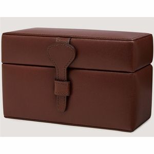 Trousse de Toilette Minimaliste en Cuir de Designer, Boîte de Rangement Cosmétique Professionnelle Portable, Sac de Maquillage de Voyage avec Porte-Rouge à Lèvres - Product Image 2