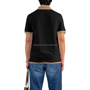 เสื้อโปโลผู้ชายขายส่ง ผ้าที่ยั่งยืน ระบายอากาศได้ดี น้ำหนักเบา แห้งเร็ว สวมใส่สบาย เหมาะสำหรับกอล์ฟ รับผลิตตามแบบ OEM จากโรงงาน - Product Image 5