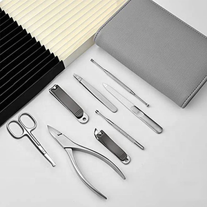 High Quality Stainless Steel Manicure Pedicure <b>Kit</b> with Custom Logo - Product Image 2