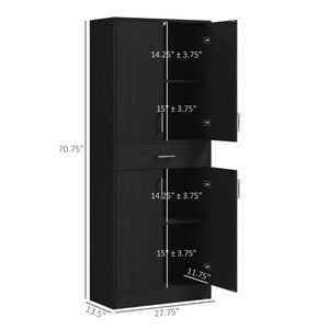 Mobile da Cucina in Legno Massello dal Design Moderno per Arredamento Soggiorno con Pannelli in Compensato e MDF - Product Image 2