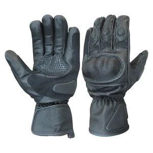 Wholesale Price Full Finger <b>Leather</b> Breathable Motorbike Riding Gloves Touch Screen Outdoor Protective Gear - Product Image 1