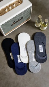 Chaussettes invisibles pour hommes, usage quotidien, en coton peigné, durables, respirantes, avec antidérapant en silicone, fabriquées en Corée - Product Image 5