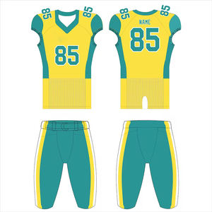 Full Custom Design High Quality Machine Sublimate Shirts Mesh American Football Jersey <b>Embroidered</b> Tops American Football Jersey - Product Image 2