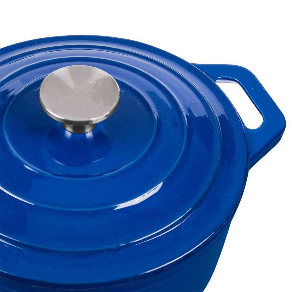 Factory Colorful High Quality Eco-Friendly Home Kitchen Wholesale 24cm Casserole Nonstick Cooking Pot Enamel Cast Iron Cookware · image 5