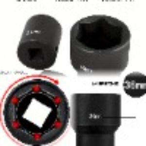 ชุดซ็อกเก็ตอิมแพค 26 ชิ้น ขนาด 1/2 นิ้ว ผลิตจากเหล็ก CR Mo แบบ 6 จุด ขนาดต่ำ พร้อมขนาดเมตริกตั้งแต่ 10 มม. ถึง 36 มม. โครงสร้างแข็งแรงทนทาน - Product Image 6