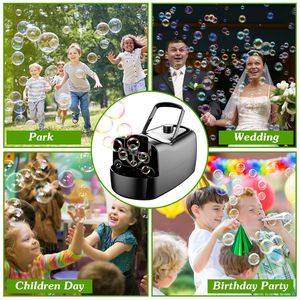 Machine à bulles automatique portable, 2 vitesses, 3000-4000 bulles/minute, machine à bulles à brancher avec poignée - Product Image 6